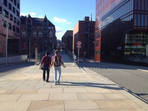 This is part of Hafen City, which, as I have been told, is the rich part of town. There are also quite a few older buildings.