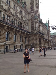This is the city hall of Hamburg