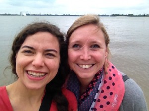 Eike and I at the beach. 