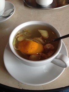 Never seen tea like this! It was yummy :)